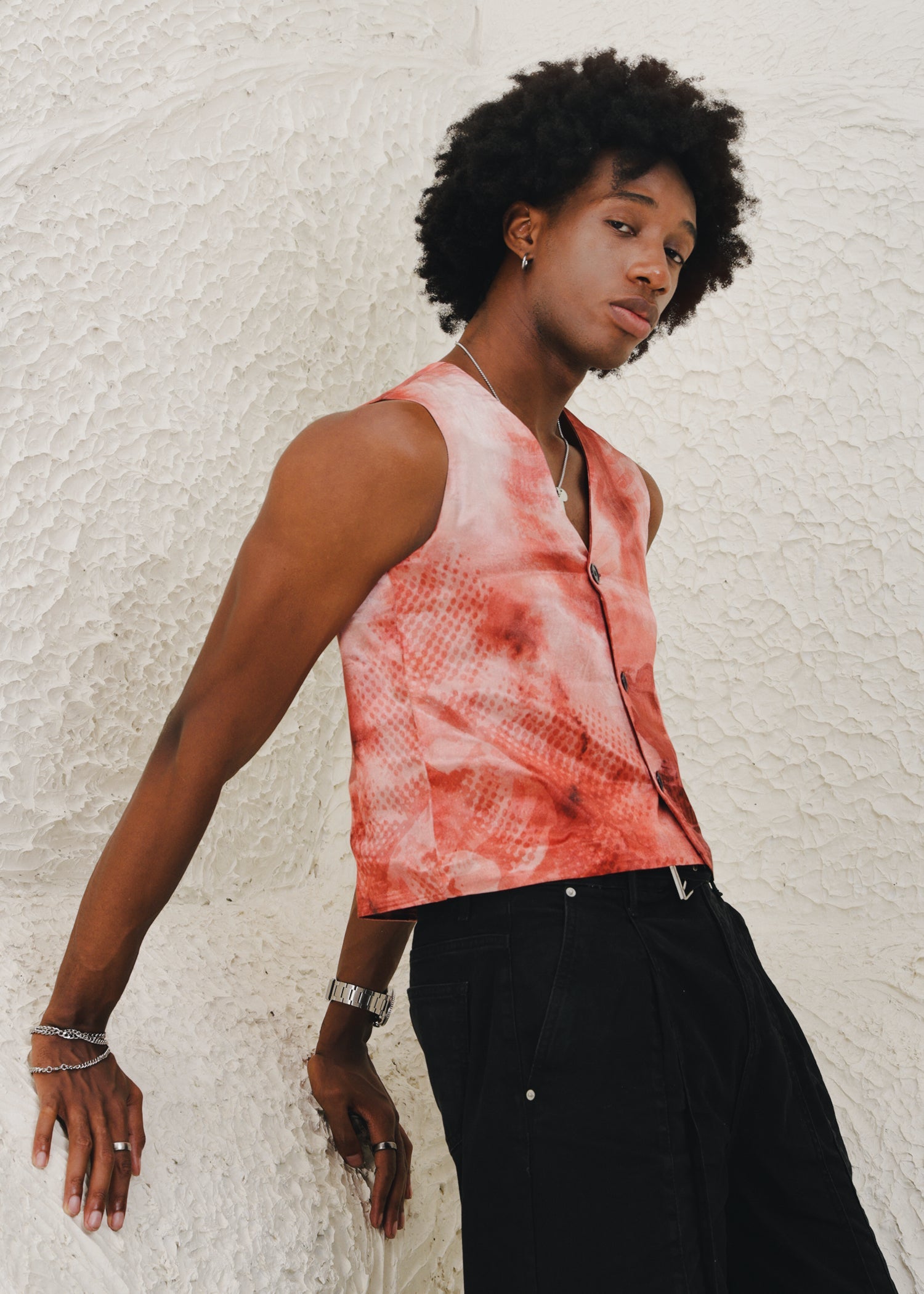 CHERRIÉ BLUSH | WAISTCOAT (UNISEX)